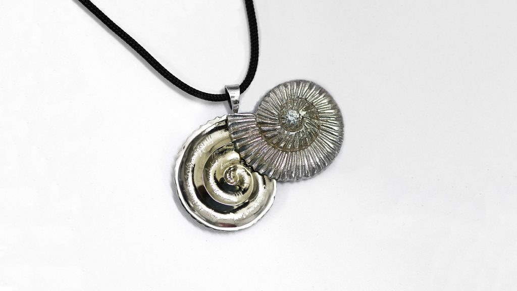 progetti Pendant ammonite orafi moramarco